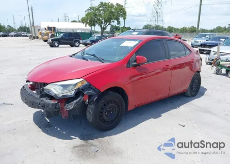 2014 Toyota Corolla Le z USA, uszkodzony, nr VIN 5YFBURHE4EP044761